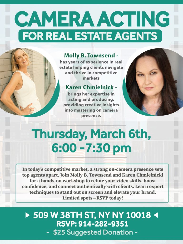 Acting class flyer