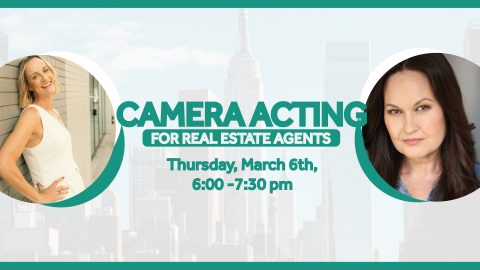 Join us, on Thursday, March 6th at 6:00pm, for a session to help you thrive in front of the camera!